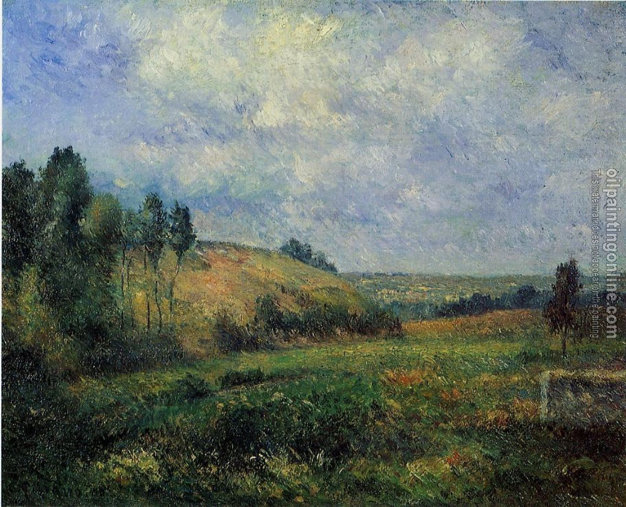 Pissarro, Camille - Landscape, near Pontoise